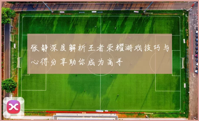 张静深度解析王者荣耀游戏技巧与心得分享助你成为高手